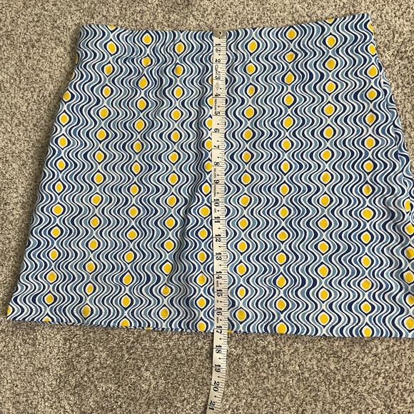J. McLaughlin Briana Skort Retro Geometric Print Athletic Resort Preppy Sz L - Picture 9 of 11